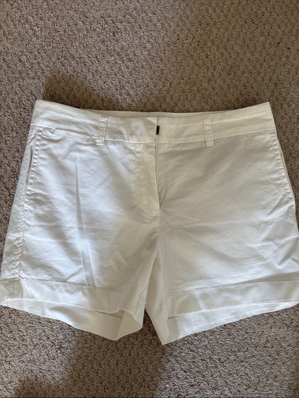 J. Crew White Women's Bermuda Shorts